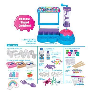 Cra-Z-Art Cra-Z-Art Slimy Creations Studio, set 40pcs 60170CRA фото