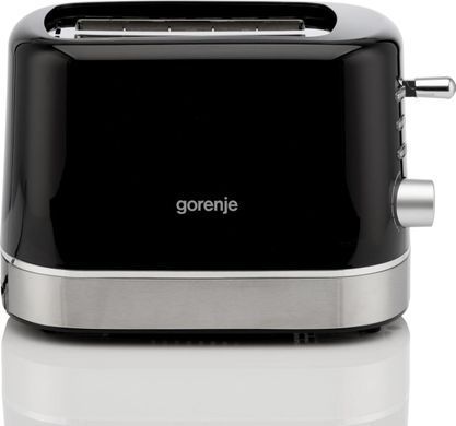 Gorenje Тостер 850Вт, підігрів, розморожування, пластик, чорний