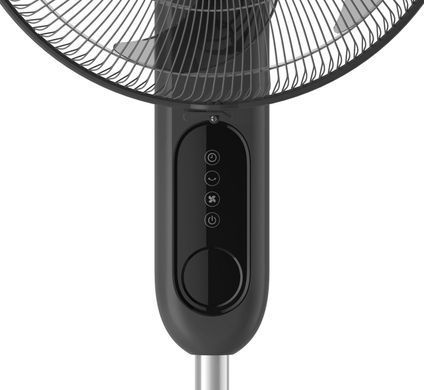 Philips Вентилятор напольный Series 1001, 45см, 47Вт, пульт ДУ, опора круглая, ароматерапия, черный