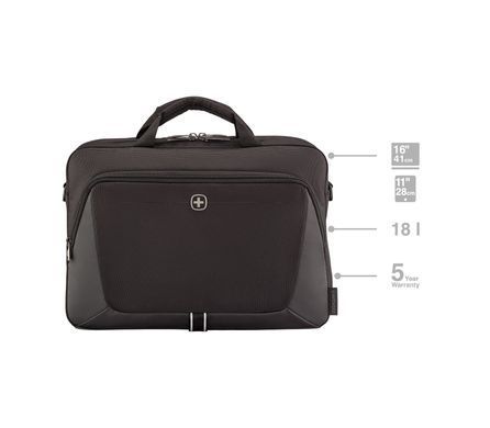 Wenger Сумка для ноутбука, XE Brief 16" черная 653300 фото