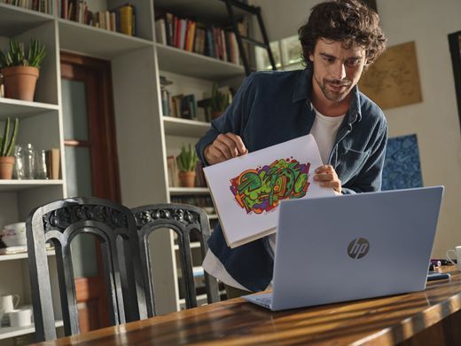 HP Ноутбук HP OmniBook 5 16-af1006ua 16" 2K IPS AG, Intel U5-225U, 16GB, F512GB, UMA, DOS, блакитний BV5W1EA фото