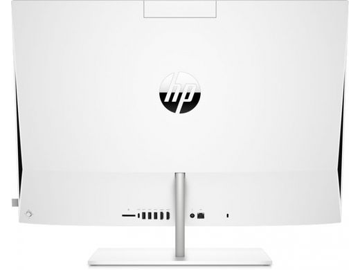 Комп'ютер персональний моноблок HP Pavilion 27" UHD IPS AG, Intel i7-10700T, 16GB, F1TB, NVD1650-4, WiFi, кл+м, DOS, білий 600P0EA фото