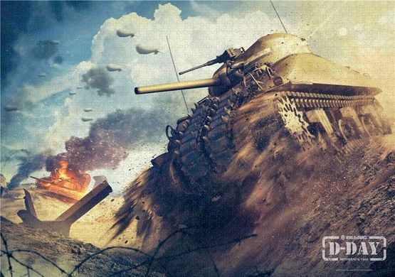 GoodLoot Пазл World of Tanks D-DAY 1000 ел. 5908305247524 фото