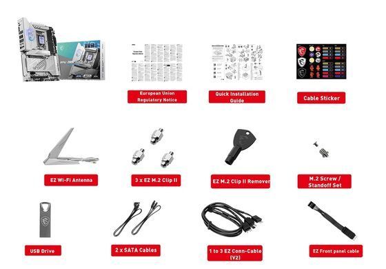 MSI Материнcька плата MPG Z890 EDGE TI WIFI s1851 Z890 4xDDR5 M.2 HDMI WiFi BT ATX 911-7E19-002 фото