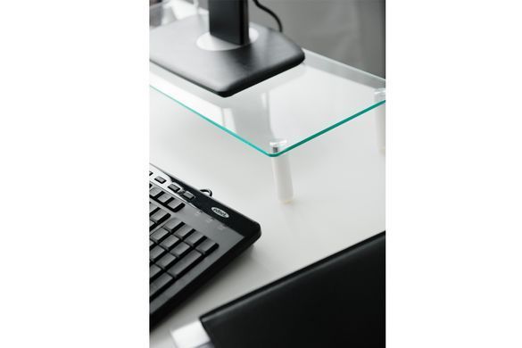 Digitus Подставка для монитора DIGITUS Universal glass monitor riser, до 20кг DA-90358 фото