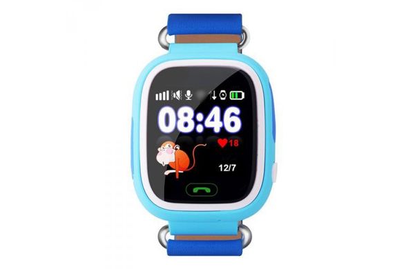 Дитячий GPS годинник-телефон GOGPS ME К04 синій K04BL фото