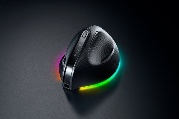 Razer Миша Pro Click V2, USB-A/WL/BT, Vertical Ed., чорний RZ01-05250100-R3G1 фото
