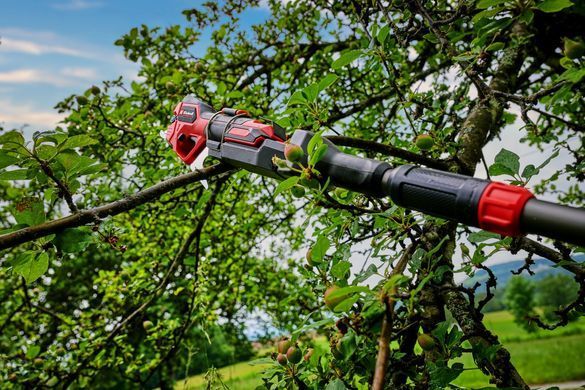 Einhell Секатор телескопічний акумуляторний GP-LS 18/28 Li T BL - Solo, PXC, 18В, безщітковий, товщ. 28/14 мм, сталь SK5, телескоп. ручка, 0.82 кг (без АКБ і ЗП) 3408330 фото