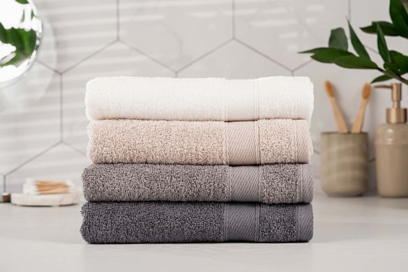 ARDESTO Рушник махровий SuperSoft, білий, 50х90см, 100% бавовна