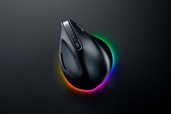 Razer Миша Pro Click V2, USB-A/WL/BT, Vertical Ed., чорний RZ01-05250100-R3G1 фото