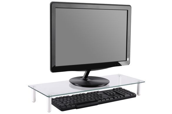 Digitus Подставка для монитора DIGITUS Universal glass monitor riser, до 20кг DA-90358 фото
