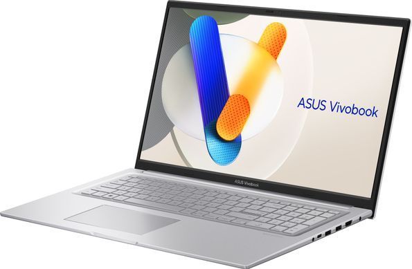 ASUS Ноутбук ASUS Vivobook 17 X1704VA-AU663 17.3" FHD IPS, Intel U300, 16GB, F512GB, UMA, noOS, Сріблястий 90NB10V1-M00SM0 фото