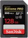 Карта пам'яті SanDisk SD 128GB C10 UHS-II U3 V90 R300/W260MB/s Extreme Pro 1 - магазин Coolbaba Toys