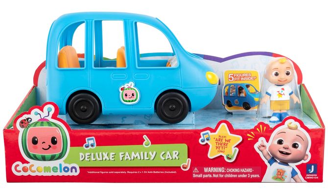 Игровой набор CoComelon Deluxe Vehicle Family Fun Car Vehicle свет и звук CMW0104 фото