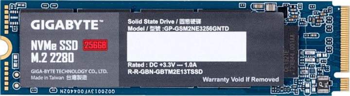 Gigabyte NVMe SSD[GP-GSM2NE3256GNTD] GP-GSM2NE3256GNTD фото
