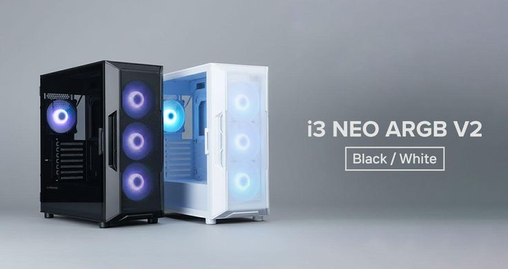 Zalman Корпус I3 Neo ARGB V2 без БП, 2xUSB3.0, 1x Type C, 4x120мм, ARGB, VGA 355мм, LCS ready, TG Side Panel, ATX, белый I3NEOARGBV2WHITE фото