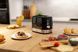 Gorenje Тостер 850Вт, підігрів, розморожування, пластик, чорний