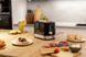 Gorenje Тостер 850Вт, підігрів, розморожування, пластик, чорний