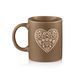 ARDESTO Mug Heart, 320ml, ceramic, gray 2 - магазин Coolbaba Toys