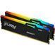 Kingston Память ПК DDR5 128GB KIT (64GBx2) 5600 FURY Beast RGB 1 - магазин Coolbaba Toys