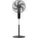 Philips Вентилятор напольный Series 1001, 45см, 47Вт, пульт ДУ, опора круглая, ароматерапия, черный