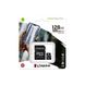 Карта пам'яті Kingston microSD 128GB C10 UHS-I R100MB/s + SD 3 - магазин Coolbaba Toys