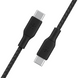 Belkin Кабель заряджання/синхронізації USB-С > USB-С 3м, 100Вт, плетений, чорний 4 - магазин Coolbaba Toys