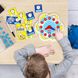 Навчальний ігровий набір серії "Play Montessori" - ПЕРШИЙ ГОДИННИК (стрілки, 24 фішки, картки) 4 - магазин Coolbaba Toys