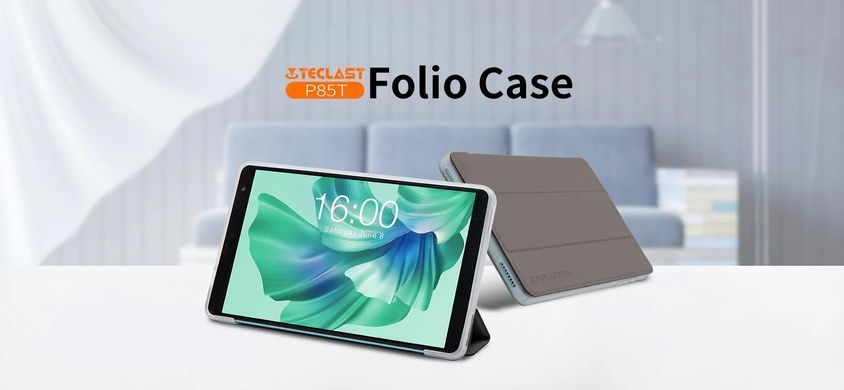 TECLAST Чохол для P85T, 8", Flex, сірий 6940709689950 фото