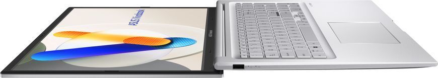 ASUS Ноутбук ASUS Vivobook 17 X1704VA-AU663 17.3" FHD IPS, Intel U300, 16GB, F512GB, UMA, noOS, Сріблястий 90NB10V1-M00SM0 фото