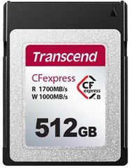 Карта памяти Transcend CFexpress 512GB Type B R1700/W1100MB/s TS512GCFE820 фото