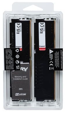 Kingston Пам'ять ПК DDR5 64GB KIT (32GBx2) 5600 FURY Beast KF556C40BB2K2-64 фото