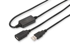 Подовжувачь DIGITUS USB 2.0 Active Cable, A/M-A/F, 15 m DA-73101 фото