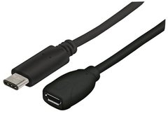 Адаптер ASSMANN USB Type-C to microB, 0.15m AK-300316-001-S фото
