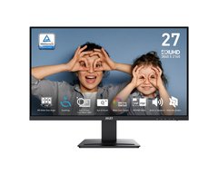 MSI Монітор 27" PRO MP273U 2xHDMI, DP, MM, IPS, 3840x2160, 4ms, sRGB 130%, AdaptiveSync 9S6-3PB4CH-208 фото