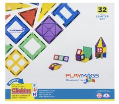 Конструктор Playmags магнітний набір 32 ел. PM165 - купити в інтернет-магазині Coolbaba Toys