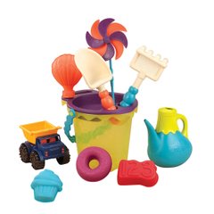 Набір для гри з піском та водою - СУМОЧКА ЛАЙМ (з аксесуарами) - купити в інтернет-магазині Coolbaba Toys