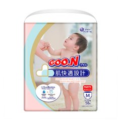 Трусики-підгузки GOO.N Plus для дітей 6-12 кг (розмір M, унісекс, 58 шт) - купити в інтернет-магазині Coolbaba Toys