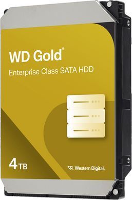 WD Жорсткий диск 4TB 3.5" 7200 256MB SATA Gold WD4004FRYZ фото