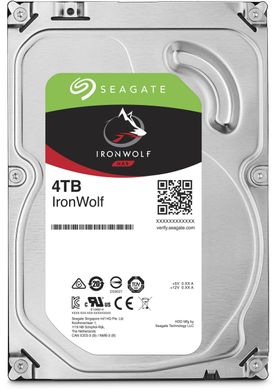 Seagate Жесткий диск 4TB 3.5" 5400 256MB SATA IronWolf ST4000VN006 фото