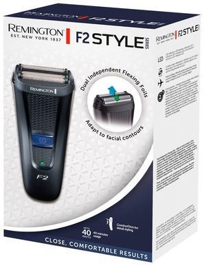 Remington Бритва электр. F2 STYLE SERIES сеточная, бритв.головок-2, сух, триммер, черный F2002 фото