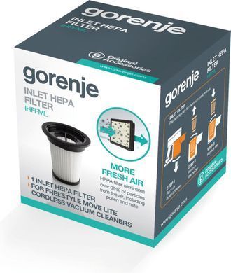 Gorenje Фильтр для пылесосов Filter HEPA SVC216FMLW, 737076 IHFFML фото