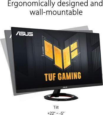 ASUS Монітор 23.8" TUF Gaming VG249Q3R 2xHDMI, DP, MM, IPS, 180Hz, 1ms, sRGB 100%, AdaptiveSync 90LM0AE1-B01E70 фото