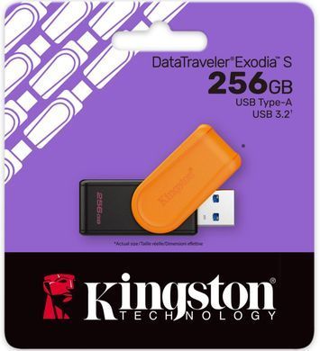 Kingston Накопичувач Kingston 256GB USB 3.2 Type-A Gen1 DT Exodia S DTXS/256GB фото