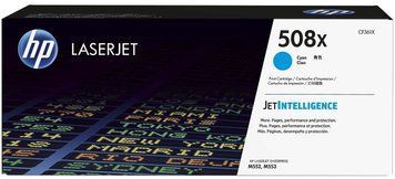 Картридж HP 508X CLJ M552/M553/M577 Cyan (9500 стор) CF361X фото