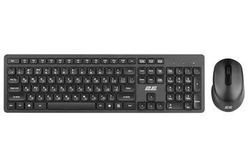 2E Комплект клавіатура та миша MK420 WL, EN/UK/RU, чорний 2E-MK420WB фото