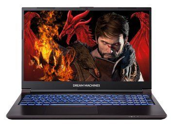 Dream Machines Ноутбук RG2050-15 15.6FHD IPS, Intel i7-13620H, 32GB, F1TB, NVD2050-4, DOS, чорний RG2050-15UA26 фото