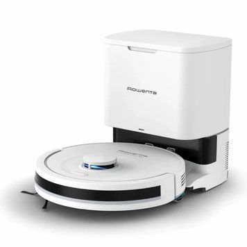 Rowenta Робот-пылесос моющий X-Plorer Serie 90 +, 60000ПаВт, h=9.7см, влажная уборка, мешок-0.29л, конт пыль -0.26л, автон. раб. до 270мин, белый RR8797WH фото