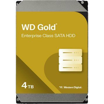 WD Жесткий диск 4TB 3.5" 7200 256MB SATA Gold WD4004FRYZ фото