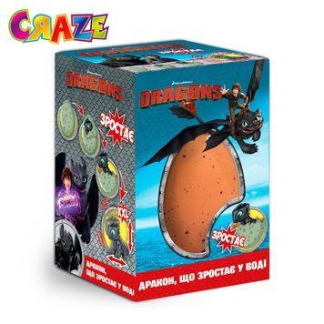 Растущая игрушка в яйце - DREAMWORKS DRAGONS (в ассорт.,в диспл.) 13328 фото